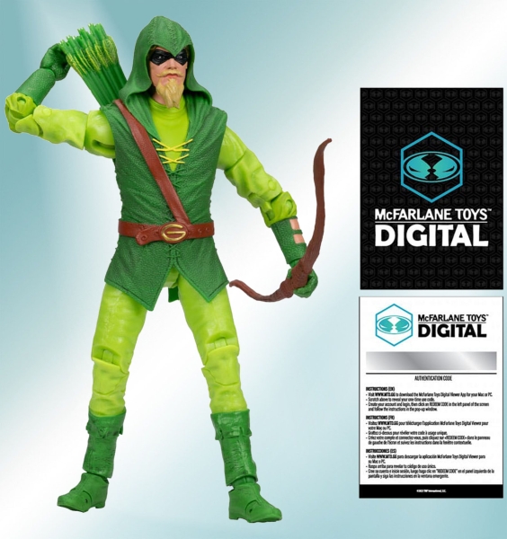 DC Digital Actionfigure "Green Arrow" (Longbow Hunter) von McFarlane